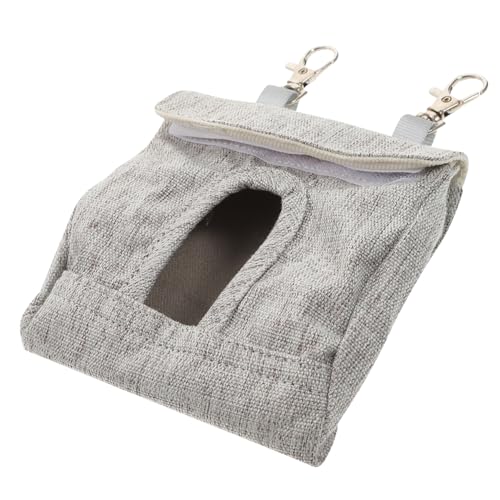 WOONEKY Meerschweinchen Futterbeutel Hängend aus Robustem Platzsparender Futterspender mit Einfachem Design Stabiles Nagerhalter für Käfigdekoration und Komfortable Fütterung Kleiner von WOONEKY