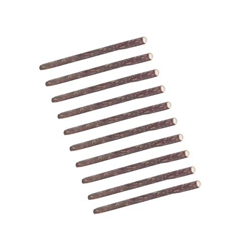 WOONEKY Natürlicher Katzenminze Kausnack Katze Molar Stick aus Holz Zahnpflege zur Stresslösend Langlebig für Katzenzähne Geeignet von WOONEKY