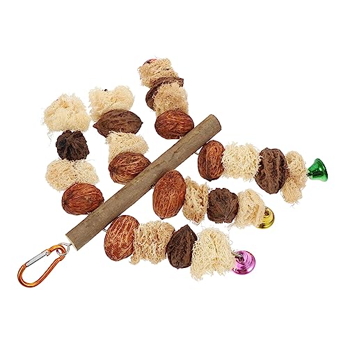 WOONEKY Papagei Kauspielzeug Papagei Beißen Spielzeug Vogel Hängen Spielzeug Haustier Spielzeug Vogel Spielzeug Natürliche Material Sicher WOONEKY Papagei Kauspielzeug Papagei Beißen Spielzeug Vogel Hängen Spielzeug Haustier Spielzeug Vogel Spielzeug Natürliche Material Sicher von WOONEKY