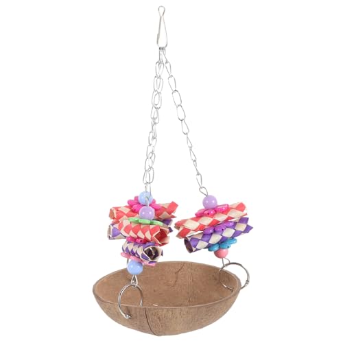 WOONEKY Papagei Vogelkäfig Schaukel Spielzeug Vogel Nest Hängematte für Outdoor Indoor Bequeme Ruhestätte WOONEKY Papagei Vogelkäfig Schaukel Spielzeug Vogel Nest Hängematte für Outdoor Indoor Bequeme Ruhestätte von WOONEKY