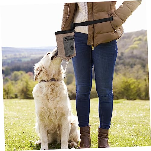 WOONEKY Outdoor Hundetrainingstasche aus Polyester Leichte Kompakte Bauchtasche für Hundeleckerlis Zubehör für und Welpenerziehung von WOONEKY