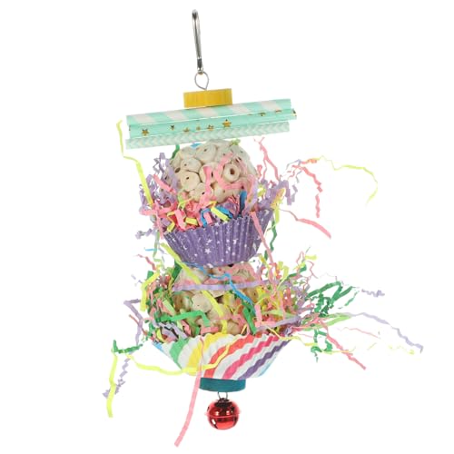 WOONEKY Hängendes Vogelkäfig Papagei Spielzeug Vogel Kauspielzeug Für Nymphensittich Sicheres Und Stabiles Haustier Kauspielzeug Zufällige Farbe WOONEKY Hängendes Vogelkäfig Papagei Spielzeug Vogel Kauspielzeug Für Nymphensittich Sicheres Und Stabiles Haustier Kauspielzeug Zufällige Farbe von WOONEKY