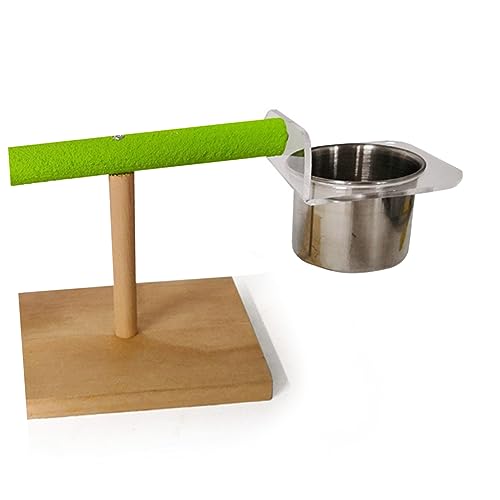 WOONEKY Papageien Stand Rack für Aktivitäten Kletterspielzeug mit Futternapf für Sittiche Nymphensittiche und Kleine Vögel Fördert Bewegung und Koordination WOONEKY Papageien Stand Rack für Aktivitäten Kletterspielzeug mit Futternapf für Sittiche Nymphensittiche und Kleine Vögel Fördert Bewegung und Koordination von WOONEKY
