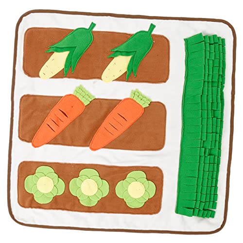 WOONEKY Pet Sniff Pad Hund Snuffle Matte Hund Training Matte Stress abbauen und Bewegung Gemüse von WOONEKY