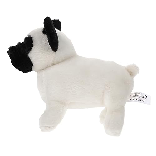 WOONEKY Plüsch Hund Figurine Lustige Cartoon Dog Puppe Niedliches Für Dekoration Weiche Stofftier Haustier Deko von WOONEKY