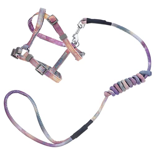 WOONEKY Katzengeschirr und Leine Set abgestufte Farbe Katze und Welpe weiches Mesh verstellbar sicherer Spaziergang im Freien WOONEKY Katzengeschirr und Leine Set abgestufte Farbe Katze und Welpe weiches Mesh verstellbar sicherer Spaziergang im Freien von WOONEKY