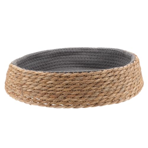 WOONEKY Rundes Haustierbett Katzenhaus gewebtes Hundebett Korb mittelgroß warmes Nest Katzenschlafbett WOONEKY Rundes Haustierbett Katzenhaus gewebtes Hundebett Korb mittelgroß warmes Nest Katzenschlafbett von WOONEKY
