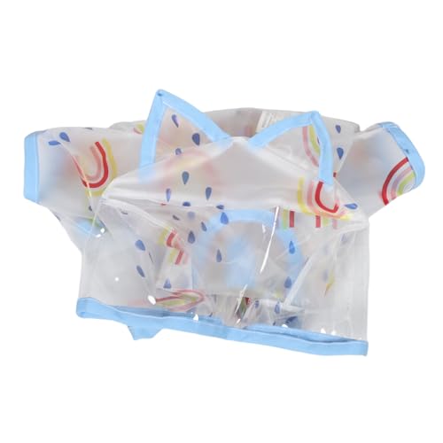 WOONEKY Regenmantel Für Haustiere Hunderegenmantel Mit Kapuze Wasserdichter Hunderegenmantel Durchsichtiger Regenjacke Für Hunde wasserdichte Hunderegenjacke von WOONEKY