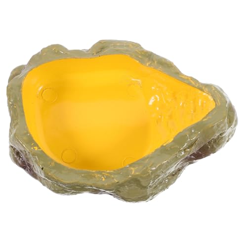 WOONEKY Reptilien Wassernapf und Futternapf aus Resin Kleine Dekorative Wasserschale und Napf für Reptilien und Kriechtiere Sichere Glatte Oberfläche Einfach zu Reinigen Zufällige Farbe WOONEKY Reptilien Wassernapf und Futternapf aus Resin Kleine Dekorative Wasserschale und Napf für Reptilien und Kriechtiere Sichere Glatte Oberfläche Einfach zu Reinigen Zufällige Farbe von WOONEKY