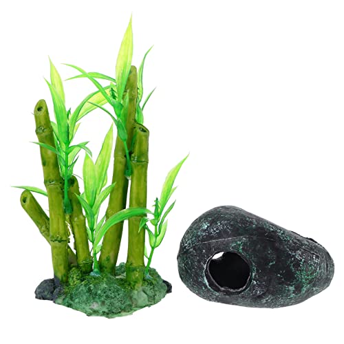 WOONEKY Resin Aquarium Dekoration Teiliges mit Künstlichem und Dreilochigem Versteck Steinähnliche Höhle für Fische Sicher Verschleißfest als Versteck und Dekorative Deko im Fischbecken WOONEKY Resin Aquarium Dekoration Teiliges mit Künstlichem und Dreilochigem Versteck Steinähnliche Höhle für Fische Sicher Verschleißfest als Versteck und Dekorative Deko im Fischbecken von WOONEKY