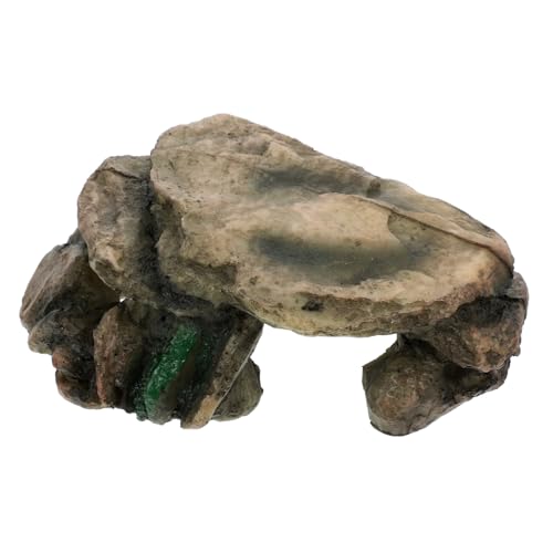 WOONEKY Resin Schildkröten höhle Terrarium Plattform mit Versteck für Reptilien und Krabben Naturnahe Kletterplattform Langlebiges Aquarium dekor für Wasserschildkröten und Kleine WOONEKY Resin Schildkröten höhle Terrarium Plattform mit Versteck für Reptilien und Krabben Naturnahe Kletterplattform Langlebiges Aquarium dekor für Wasserschildkröten und Kleine von WOONEKY