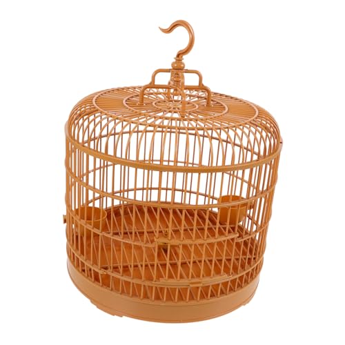 WOONEKY Eleganter Vogelkäfig zum Aufhängen rund Vintage-Papageienkäfig sicherer Kunststoff Formteil für Vögel WOONEKY Eleganter Vogelkäfig zum Aufhängen rund Vintage-Papageienkäfig sicherer Kunststoff Formteil für Vögel von WOONEKY