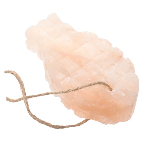 WOONEKY Haustierkäfig Mineral Block Salz Lecken Spielzeug Löcher Für Kauspielzeug Hamster von WOONEKY