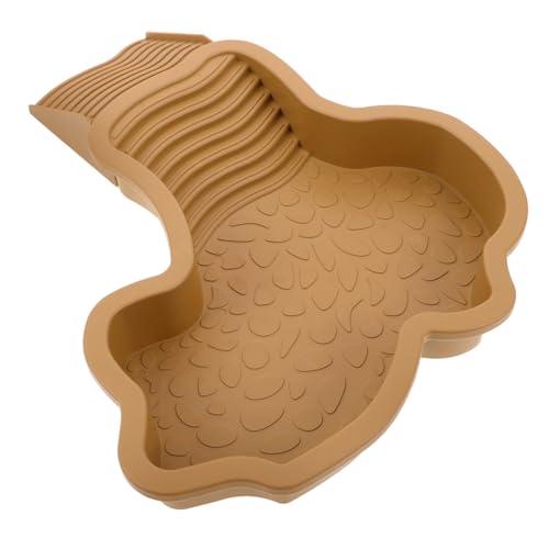WOONEKY Schildkröten Badebecken mit Rutschfester Rampe Großes Wasserbecken und Sonnenplattform Multifunktionales Reptilien-zubehör für Baden Füttern Sonnenbaden Geeignet für WOONEKY Schildkröten Badebecken mit Rutschfester Rampe Großes Wasserbecken und Sonnenplattform Multifunktionales Reptilien-zubehör für Baden Füttern Sonnenbaden Geeignet für von WOONEKY
