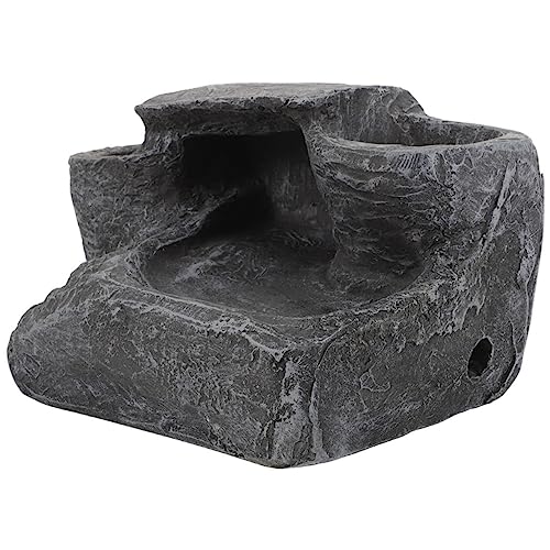 WOONEKY Schildkröte Sonnenplattform Reptil Aquarium Zubehör Harz Felsen Sonnenpad WOONEKY Schildkröte Sonnenplattform Reptil Aquarium Zubehör Harz Felsen Sonnenpad von WOONEKY