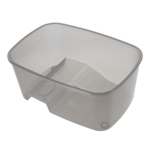 WOONEKY Turtle Tank Mit Basking Plattform Transparente Kunststoffterrarium Für Kleine Reptilien Und Krebse Rampen-Dock Für Optimalen Und Einfache von WOONEKY
