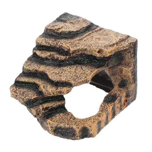 WOONEKY Schildkröte Aalen Felsen 14x14x10cm Reptil Klettern Plattform Schildkröte liefert Aquarium Harz Handwerk WOONEKY Schildkröte Aalen Felsen 14x14x10cm Reptil Klettern Plattform Schildkröte liefert Aquarium Harz Handwerk von WOONEKY