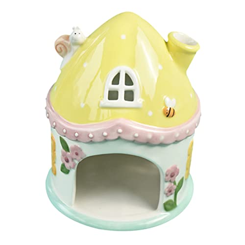 WOONEKY Dekorative Keramik Hamsterhütte Meerschweinchen Versteck Kleiner Gemütlicher WOONEKY Dekorative Keramik Hamsterhütte Meerschweinchen Versteck Kleiner Gemütlicher von WOONEKY