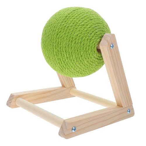 WOONEKY Sisal Kratzball für Katzen Robust Handgewickelt Langlebig Interaktives Indoor Haustier Zubehör Stilvolles Design für Kätzchen und Katzen WOONEKY Sisal Kratzball für Katzen Robust Handgewickelt Langlebig Interaktives Indoor Haustier Zubehör Stilvolles Design für Kätzchen und Katzen von WOONEKY
