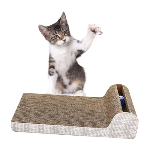 WOONEKY Katzenspielzeug P-förmiger Kratzbaum Aus Wellpapier Für Katzen WOONEKY Katzenspielzeug P-förmiger Kratzbaum Aus Wellpapier Für Katzen von WOONEKY