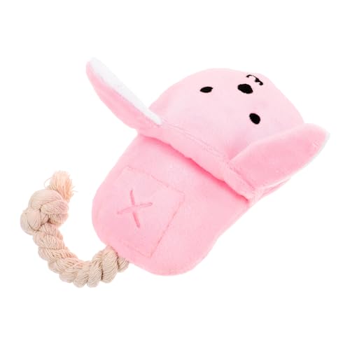 WOONEKY Squeaky Dog Toy aus Strapazierfähigem und Baumwollseil Interaktives Schuhform für Hunde zur Zahnpflege und Spielerischen Beschäftigung Haustierfreundlich und Langlebig von WOONEKY