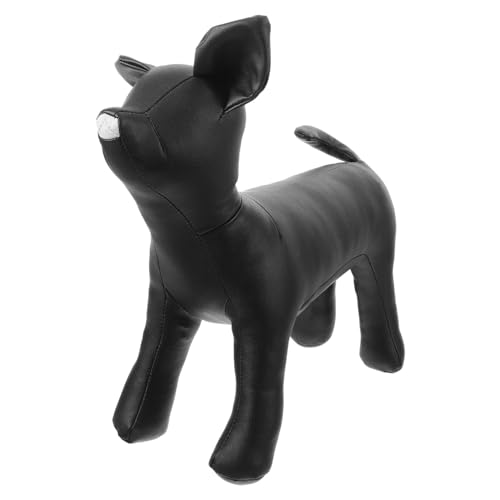 WOONEKY Hundekleidung Display Hundepuppe für Schaufenster Stehendes Hundemodell aus PVC für Ausstellungen Tierhandlungen und Dekoration und Leicht Geeignet für Hundegrößen von WOONEKY
