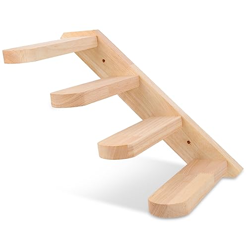 WOONEKY Natürliches Katzenregal aus Holz Katzenzubehör professionelles Katzenregal Haustier-Katzenspielzeug WOONEKY Natürliches Katzenregal aus Holz Katzenzubehör professionelles Katzenregal Haustier-Katzenspielzeug von WOONEKY