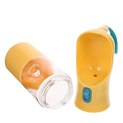 WOONEKY Tierfutterbecher Reise Hundeflasche Hundetrinkflasche Hundewasser Futterspender Für Draußen Hundeflasche Wasserspender Für Hunde Outdoor Hundewasserspender Tragbare Haustier von WOONEKY