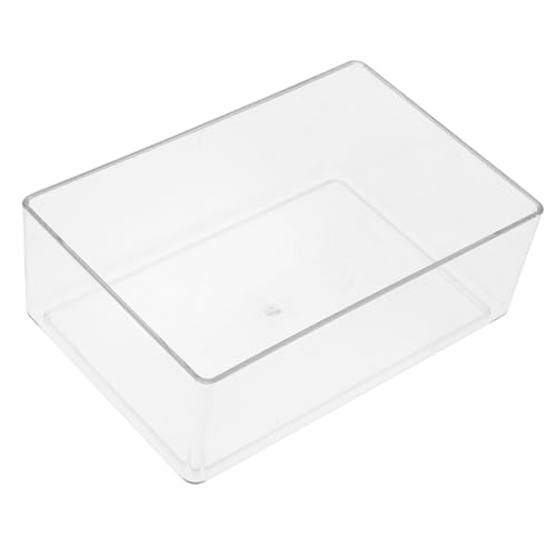 WOONEKY Transparente Kleine Sandbadbox für Hamster und Chinchillas Verschleißfestes Sandbad Multifunktional als Badewanne und Toilette Praktische Haustierbadewanne für Täglichen Gebrauch von WOONEKY