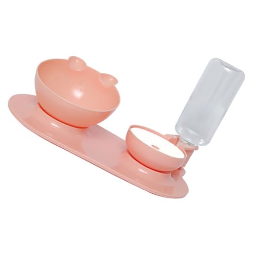 WOONEKY Pet Feeding Bowl Mit Automatischem Wasserspender Futter Und Wassernapf Für Katzen Und Kleine Hunde rutschfest Und Leicht Zu Reinigen Für Zuhause Oder Unterwegs WOONEKY Pet Feeding Bowl Mit Automatischem Wasserspender Futter Und Wassernapf Für Katzen Und Kleine Hunde rutschfest Und Leicht Zu Reinigen Für Zuhause Oder Unterwegs von WOONEKY