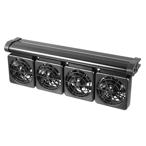 WOONEKY Verstellbarer Aquarium Kühler mit Fan System für Süß und Salzwassertanks Leiser Luftkühler für Effektive Wassertemperaturkontrolle für Aquarienbesitzer von WOONEKY