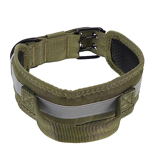 WOONEKY Reflektierendes Haustierhalsband für Hunde. Verstellbares Haustierzubehör. Robuste Hundehalsdekoration. Bequemer Griff. Geringes Gewicht. von WOONEKY