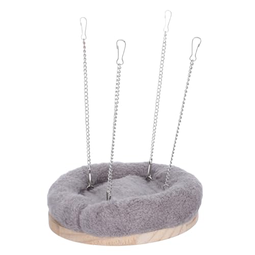 WOONEKY Hängebett Für Kleintiere Papageiennest Hängematte Warme Kuschelhütte Vogelbett Meerschweinchen Hamster Eichhörnchen Käfigzubehör von WOONEKY