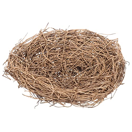 WOONEKY Elegantes 20CM Rattan-Nest Hochzeitsdekor Vogelhaus für Home Party Dekorationen WOONEKY Elegantes 20CM Rattan-Nest Hochzeitsdekor Vogelhaus für Home Party Dekorationen von WOONEKY