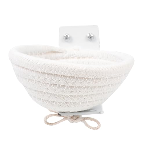 WOONEKY Vogel Nistkasten Woven Vogelkäfig Papagei Zucht Box Kunststoff Nest Vogel Nest -freundliche von WOONEKY