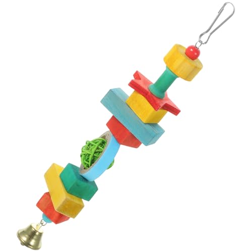 WOONEKY Papagei Kauspielzeug Vogel Holz Hängespielzeug Haustier Vogel Kauspielzeug Holz Vogel Spielzeug Vogelkäfig Ornament WOONEKY Papagei Kauspielzeug Vogel Holz Hängespielzeug Haustier Vogel Kauspielzeug Holz Vogel Spielzeug Vogelkäfig Ornament von WOONEKY