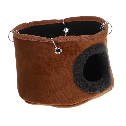WOONEKY Hängematte Für Kleine Haustiere Spielzeughängematte Für Hamster Und Ratten Rattenhängematte Für Käfige Warmes Hängenest Tierbedarf Für Hamster Und Ratten von WOONEKY