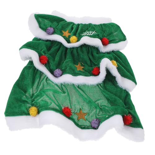 WOONEKY Weihnachtlicher Hundekostüm Weihnachtsbaum-Outfit Für Hunde Warme Und Bequeme Hundekleidung Für Partys Und Feiertage von WOONEKY