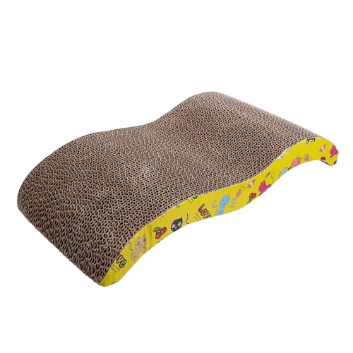 WOONEKY Katzenkratzbrett für Kätzchen Kratzbretter für Katzen Stressabbau hochdichtes Wellpapier M-Form WOONEKY Katzenkratzbrett für Kätzchen Kratzbretter für Katzen Stressabbau hochdichtes Wellpapier M-Form von WOONEKY