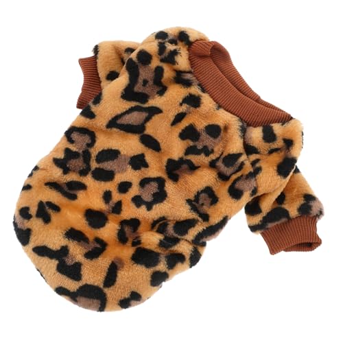 WOONEKY Welpenpullover Kleidung Warme Kleidung Winterjacke Für Welpen Weste Für Haustiere Entzückende Hundekleidung Pullover Für Haushaltshunde Bequemer Pullover Für Hunde Katze von WOONEKY