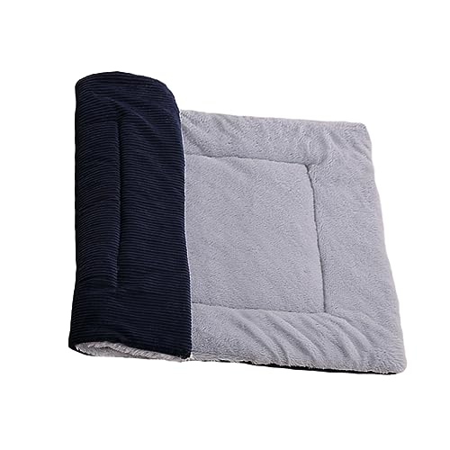 WOONEKY Wendbare üsch Hundematte Kissen Wärmende Hundedecke Für Sofa Und Boden Größe S Navy Kuscheliges Hundebett Für Welpen Und Kleine Hunde Seiten Verwendbar WOONEKY Wendbare üsch Hundematte Kissen Wärmende Hundedecke Für Sofa Und Boden Größe S Navy Kuscheliges Hundebett Für Welpen Und Kleine Hunde Seiten Verwendbar von WOONEKY