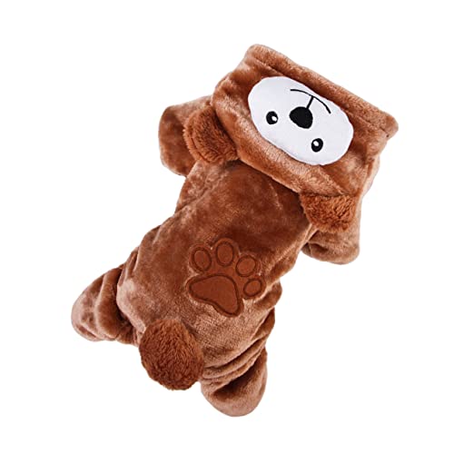 WOONEKY Winter Pet Warm Coat Fleece Kostüm Für Hunde Warme Hundekleidung Für Outdoor-aktivitäten Für Partys Und Fotosessions von WOONEKY