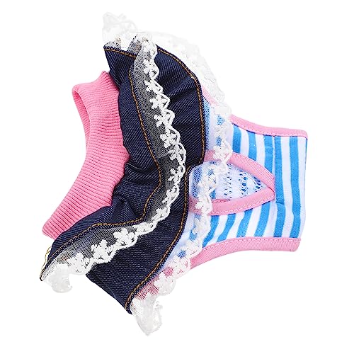 WOONEKY Niedliche Hundehose Mit Spitzen-prinzessinnenmotiv Für Hündinnen Waschbar Und Wiederverwendbar Windel Für Welpen WOONEKY Niedliche Hundehose Mit Spitzen-prinzessinnenmotiv Für Hündinnen Waschbar Und Wiederverwendbar Windel Für Welpen von WOONEKY