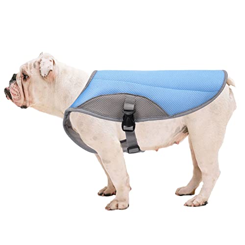 Kühlendes Shirt für Hunde | Bequeme coole Haustier-Hundekühlweste - Haustierkühlerjacke für kleine bis große Hunde, UV-Schutz, kühlendes Shirt für Strand, Wandern, Spazierengehen Woteg von WOTEG
