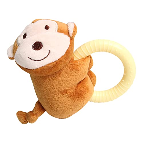 WOTEG Quietschendes Hundespielzeug – Griff Design Hund Plüsch Tierform Hund Quietschspielzeug | Lustiges Dinosaurier Quietschspielzeug für mittelgroße und große Rassen WOTEG Quietschendes Hundespielzeug – Griff Design Hund Plüsch Tierform Hund Quietschspielzeug | Lustiges Dinosaurier Quietschspielzeug für mittelgroße und große Rassen von WOTEG