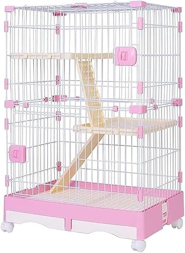 Haustierkiste Haustiergehege Zuhause Haustierkiste für den Innenbereich Extra große Haustierkiste mit freiem Platz Luxus-Haustierkiste,Pink 72 * 51 * 107cm Haustierkiste Haustiergehege Zuhause Haustierkiste für den Innenbereich Extra große Haustierkiste mit freiem Platz Luxus-Haustierkiste,Pink 72 * 51 * 107cm von WOTZOV