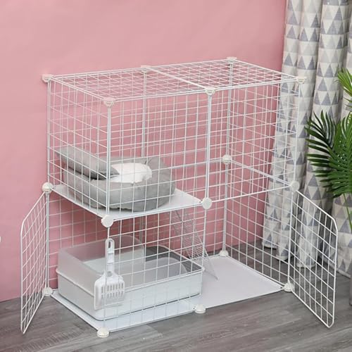 Laufstall für Haustiere, Lattenrost aus Metalldraht, Käfig für kleine Haustiere, kostenloses Spleißen, Haustierkäfig, Heimtierbedarf,One Color 75 * 39 * 75cm Laufstall für Haustiere, Lattenrost aus Metalldraht, Käfig für kleine Haustiere, kostenloses Spleißen, Haustierkäfig, Heimtierbedarf,One Color 75 * 39 * 75cm von WOTZOV