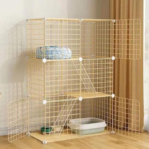 Metallkäfig für Kleintiere, großes Haustierhaus für Kleintiere für den Innenbereich, zusammenklappbarer großer Haustierkäfig, DIY-Montage, Eisengittermontage, Haustierkäfig,One Color 71 * 35 * 107cm Metallkäfig für Kleintiere, großes Haustierhaus für Kleintiere für den Innenbereich, zusammenklappbarer großer Haustierkäfig, DIY-Montage, Eisengittermontage, Haustierkäfig,One Color 71 * 35 * 107cm von WOTZOV