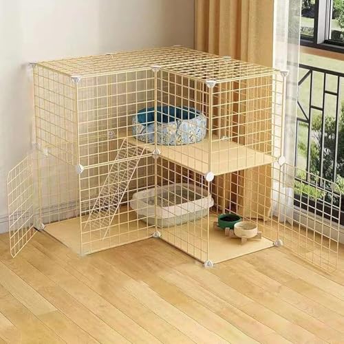 Metallkäfig für Kleintiere, großes Haustierhaus für Kleintiere für den Innenbereich, zusammenklappbarer großer Haustierkäfig, DIY-Montage, Eisengittermontage, Haustierkäfig,One Color 71 * 71 * 71cm Metallkäfig für Kleintiere, großes Haustierhaus für Kleintiere für den Innenbereich, zusammenklappbarer großer Haustierkäfig, DIY-Montage, Eisengittermontage, Haustierkäfig,One Color 71 * 71 * 71cm von WOTZOV