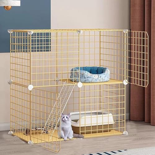 Metallkäfig für Kleintiere, großes Haustierhaus für Kleintiere für den Innenbereich, zusammenklappbarer großer Haustierkäfig, DIY-Montage, Eisengittermontage, Haustierkäfig,One Color 75 * 39 * 73cm Metallkäfig für Kleintiere, großes Haustierhaus für Kleintiere für den Innenbereich, zusammenklappbarer großer Haustierkäfig, DIY-Montage, Eisengittermontage, Haustierkäfig,One Color 75 * 39 * 73cm von WOTZOV